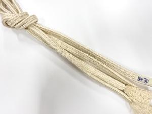 正絹　無形文化財　道明製　手組帯締め